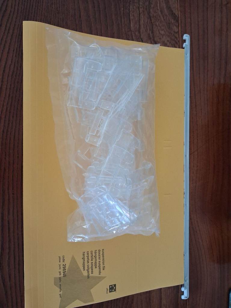 New Suspension Files and Clear Plastic File Tabs