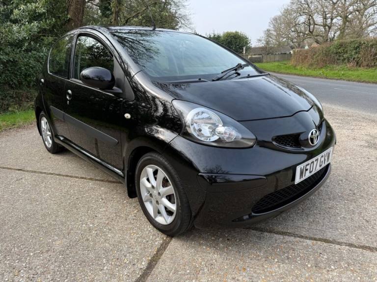 2007 07 TOYOTA AYGO 1.0 VVT-I BLACK HATCHBACK 5DR PETROL MANUAL EURO 4 (67 BHP)