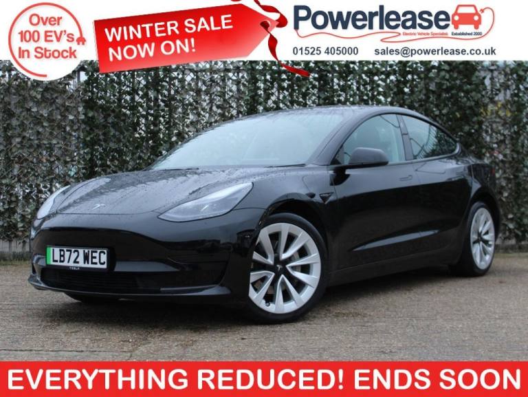 2022 Tesla Model 3 Saloon 4dr Electric Auto RWD (241 bhp) Saloon ELECTRIC Automatic