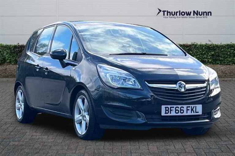 2016 Vauxhall Meriva 1.4i (100 PS) Exclusiv A/C 5 Door Petrol MPV  MPV Petrol Manual