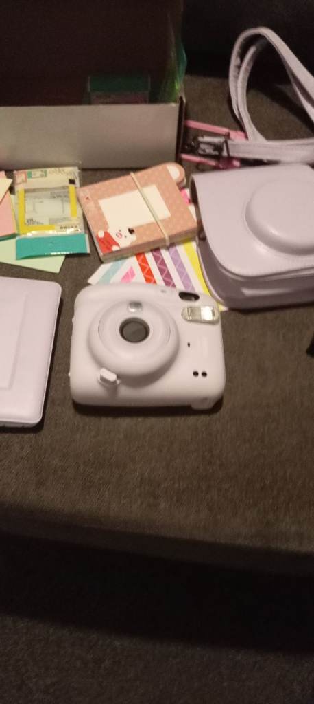Insta 11 lilac Instant Camera with Accessories – Good Condition