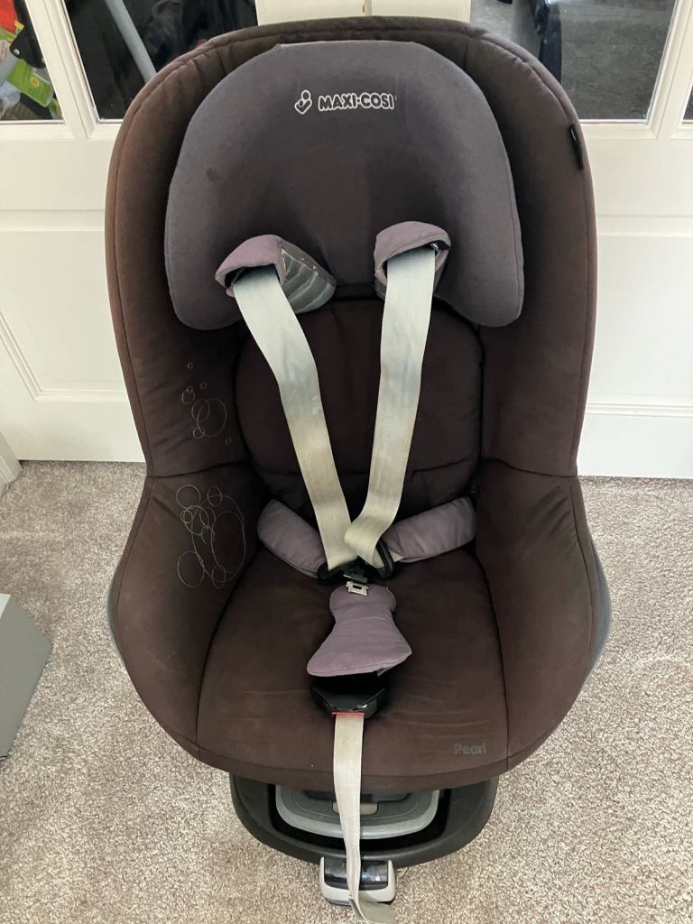 Isofix with car seat attached