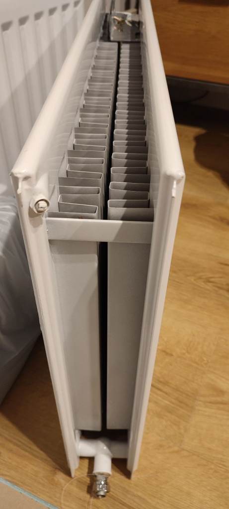 White Double Panel Radiator - Excellent Condition