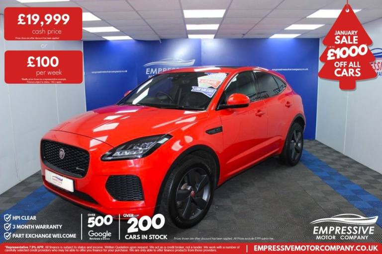 2020 70 JAGUAR E-PACE 2.0 D150 CHEQUERED FLAG SUV 5DR DIESEL AUTO AWD EURO 6 (S/