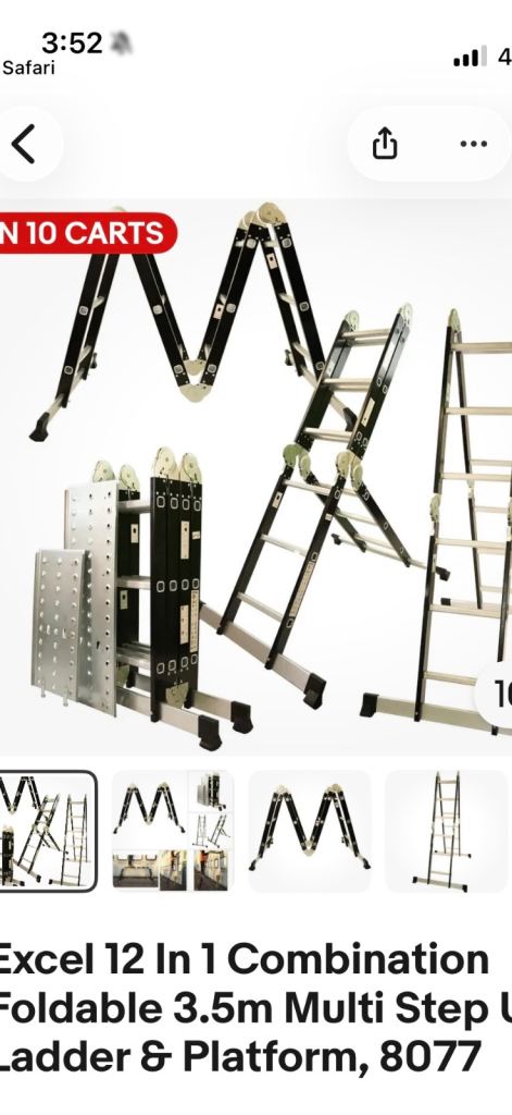 Ladder never been used 