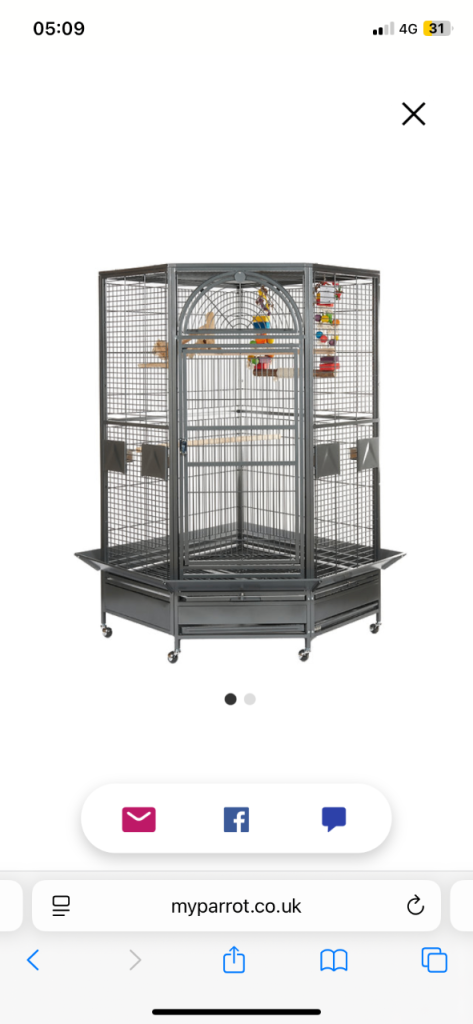 Big corner metal bird cage 