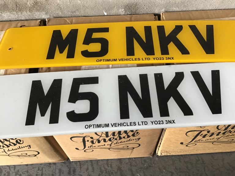Private registration numbers
