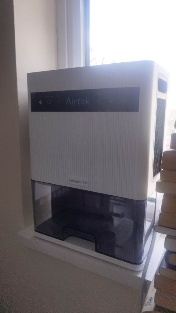 Airtok Dehumidifier - White, As New
