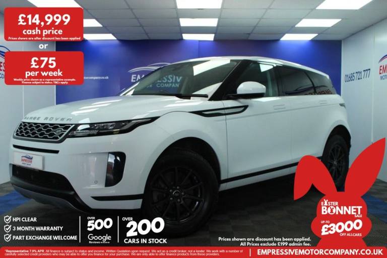2019 Land Rover Range Rover Evoque 2.0 D150 5dr 2WD ESTATE DIESEL Manual