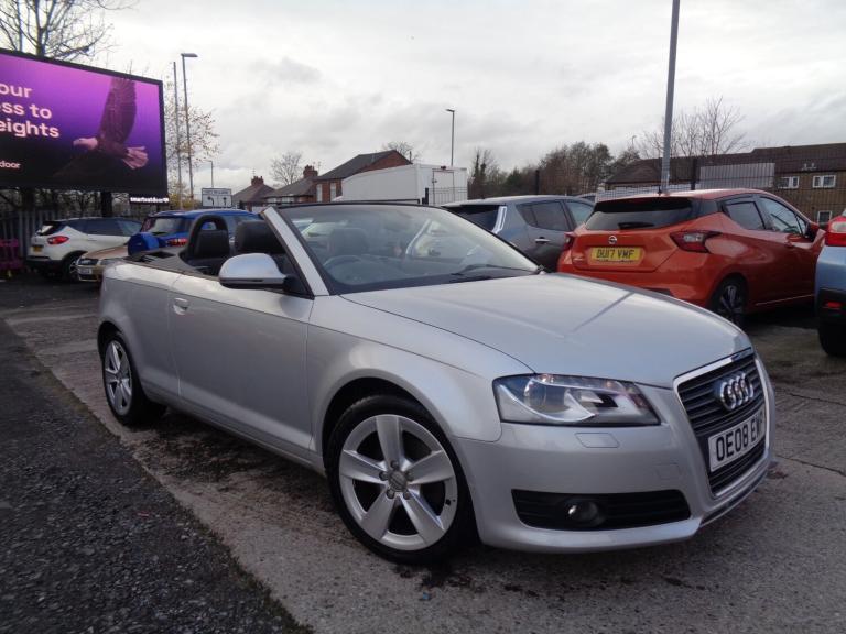 2008 Audi A3 1.8 T FSI Sport 2dr CONVERTIBLE Petrol Manual