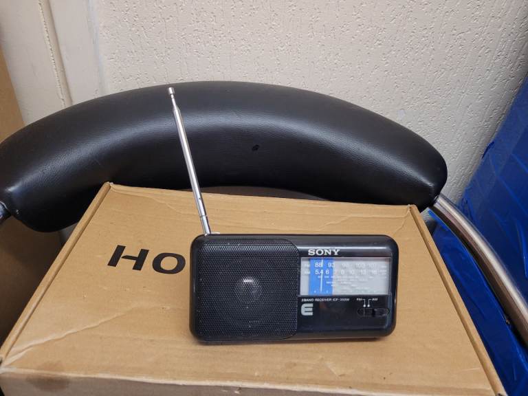 Sony ICF-350W AM/FM Mini Radio