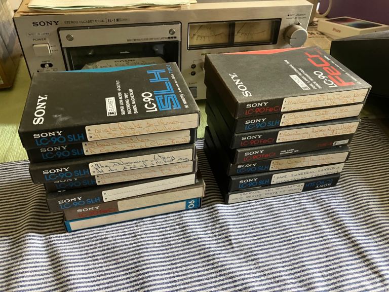Rare vintage Elcaset tapes, USED.