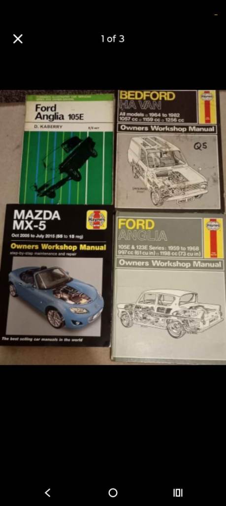 Classic car maintenance manuals - carshalton 