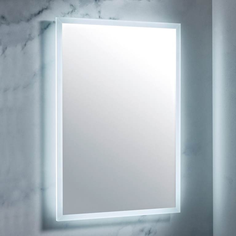 Modern led mirror for bathroom mains  500 x 700