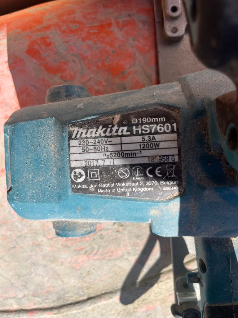 Makita HS7601 Circular Saw – Good Working Order
