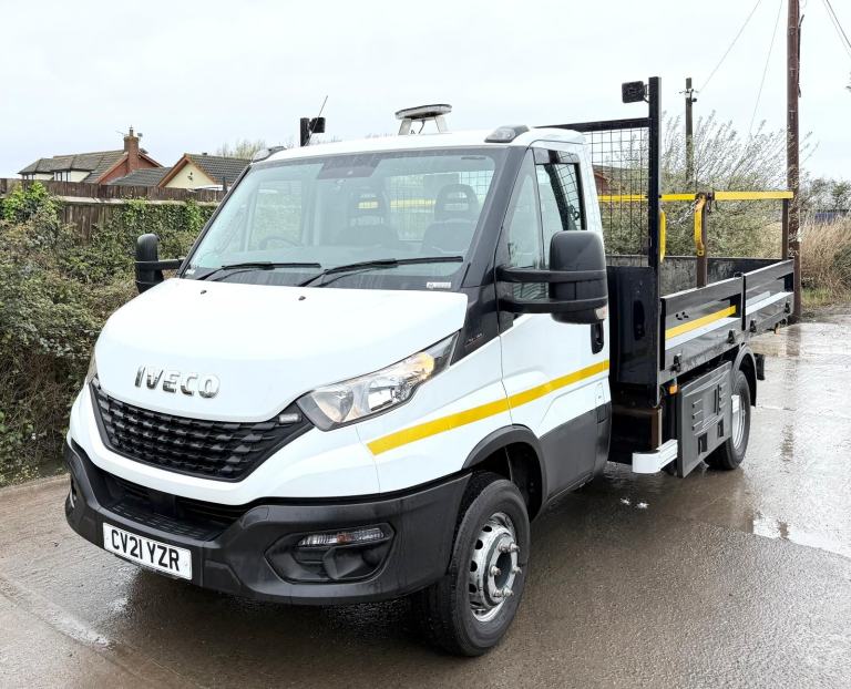 2021 IVECO DAILY 72-180 TARMAC DOUBLE DROPSIDE TIPPER 7.2TON EURO-6 ULEZ 3 SEATS
