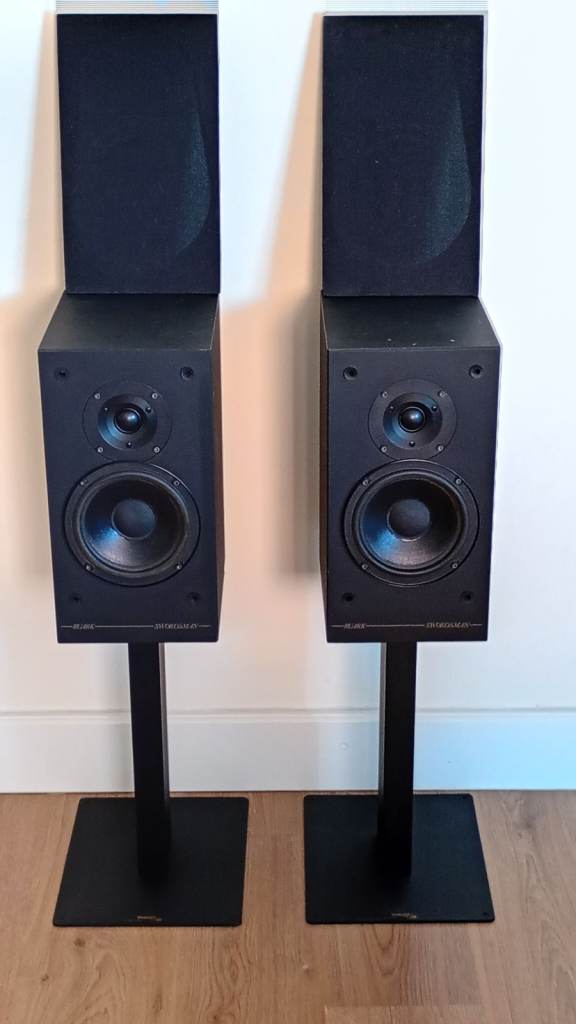 Ruark Acoustics Swordsman Pair of Monitor Speakers + Target stands