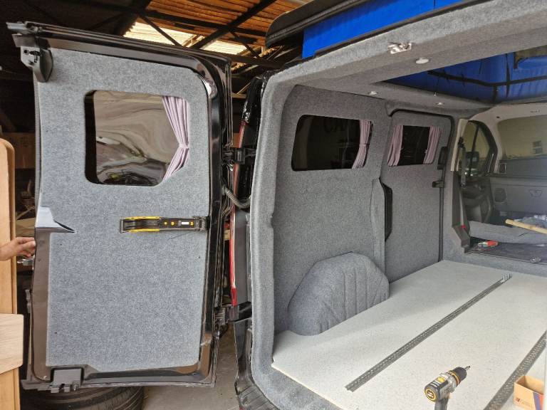 Ford transit custom ply lining kit interior panels campervan