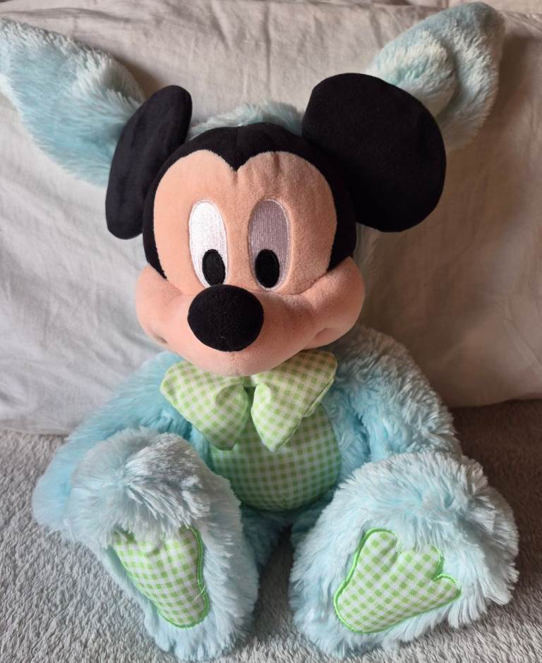 Micky Mouse Plush Easter Bunny 
