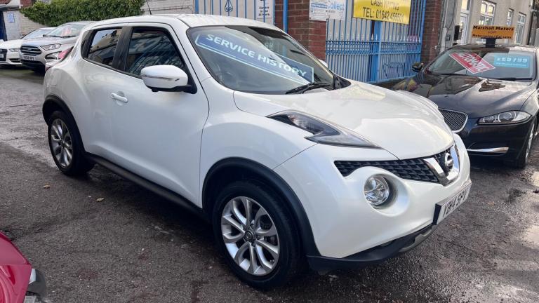 2014 Nissan Juke 1.2 DiG-T Tekna 5dr fsh sad sat nav card 2 keys lots of service bills  HATCHBACK...