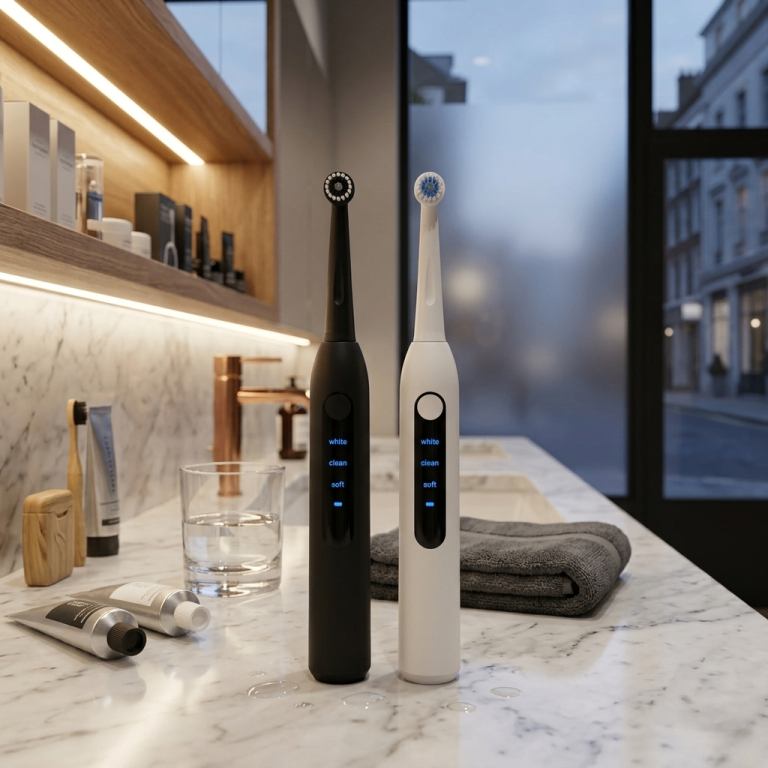 2 Smart Rotating Electric Toothbrush With 6 Brush Heads Each - Brand New and Sealed