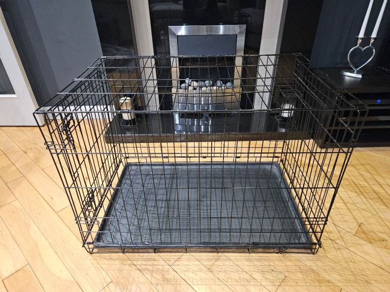 Black pet cage