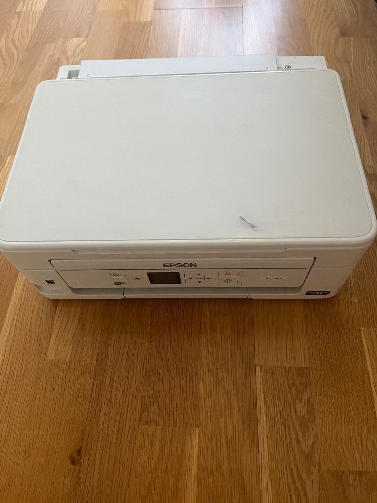 Epson Printer/Scanner – White, Good Condition