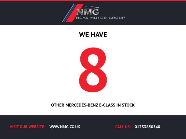 2009 Mercedes-Benz E Class E220 CDI BlueEFFICIENCY SE 4dr Tip Auto SALOON DIESEL Automatic