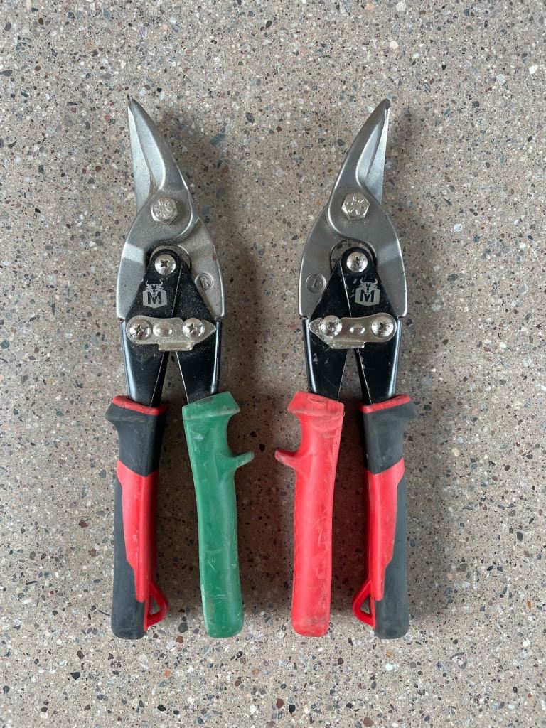 Tin Snips Left & Right hand set