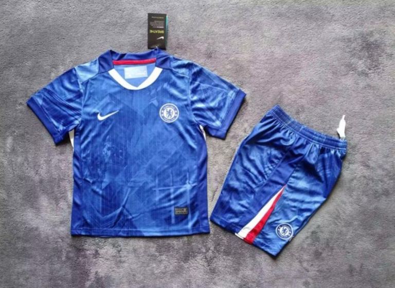 Nike Chelsea Football Kit (Shirt & Shorts) – Kids, Blue