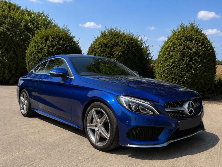 2017 17 MERCEDES BENZ C220d AMG LINE PREMIUM COUPE 2.1 DIESEL 170BHP EURO 6 BLUE