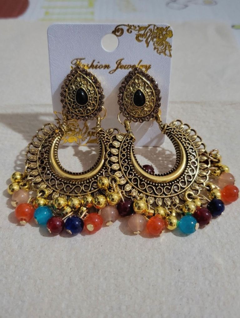 Multicolored earrings