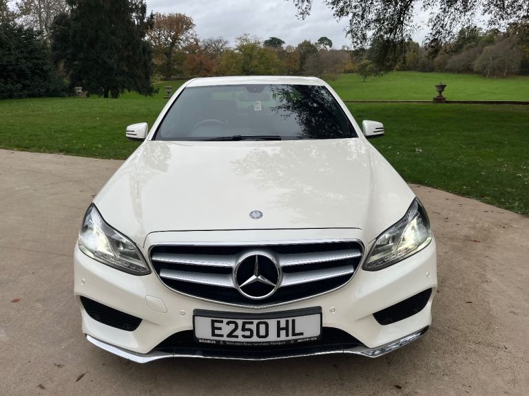 Mercedes E250 CDI AMG SPORT, Auto, private plate, White, luxury saloon, FSH, stunning!