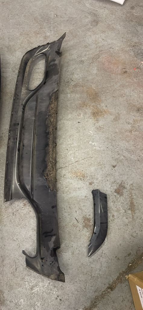 Genuine A class rear diffuser 