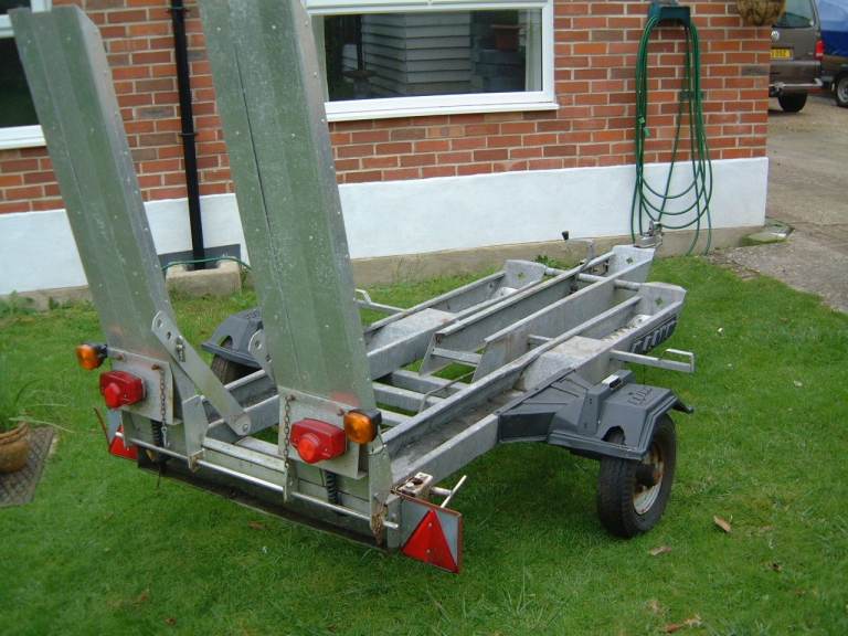 motorcycle trailer 2 large bikes superb built trailer