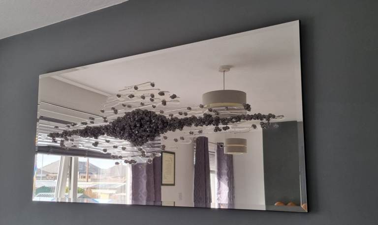 Stunning art glass mirror 