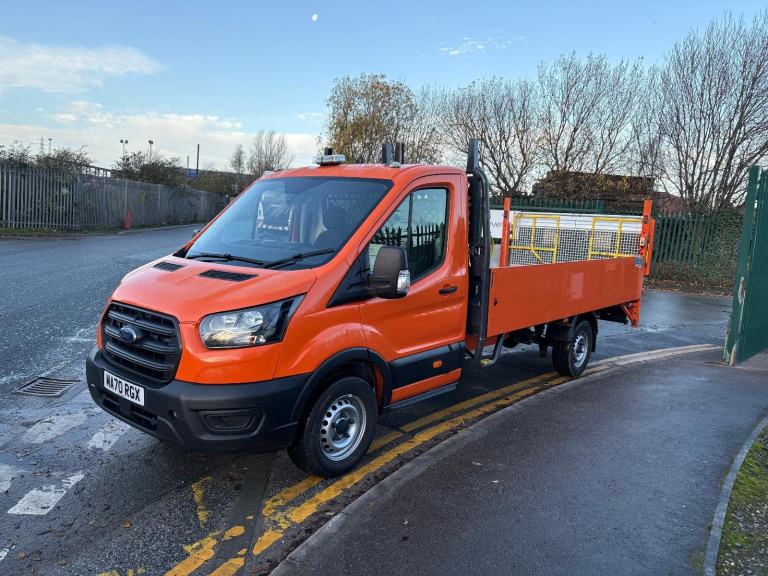 70 Ford Transit 130 350 rwd 14ft dropside/flatbed pickup with taillifed NO vat 