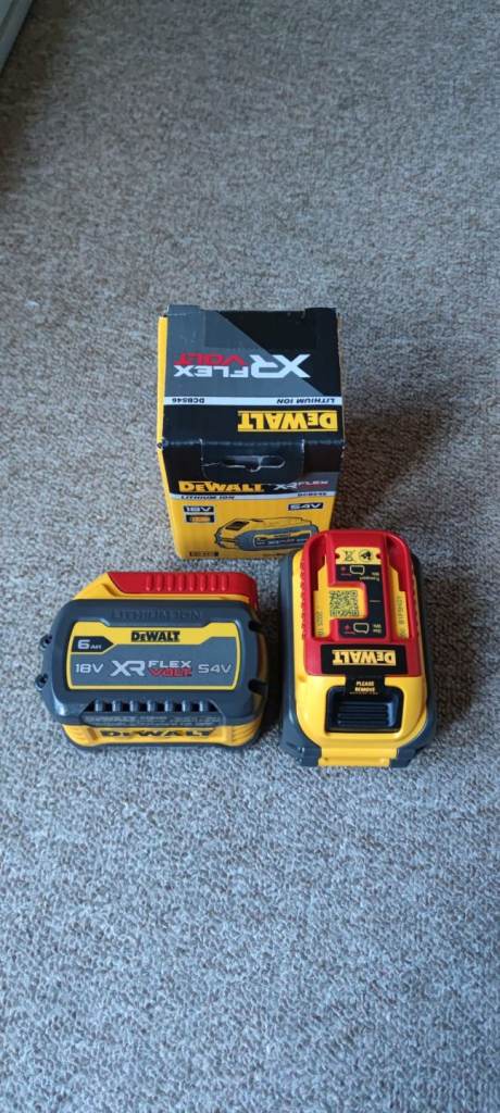 Dewalt 6ah Flexvolt battery. 