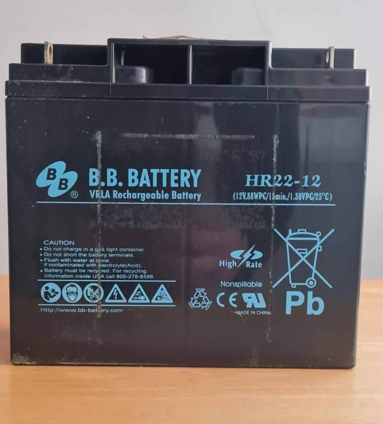 B.B. BATTERY HR22-12