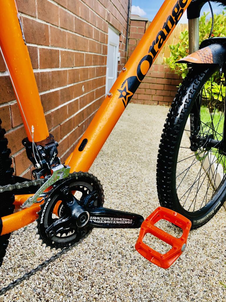 Orange clockwork Large frame MTB hard tail