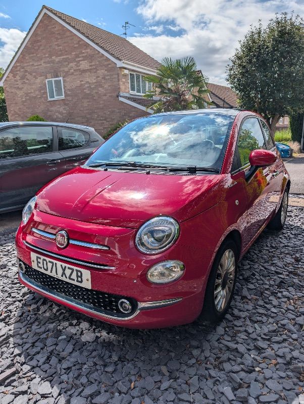 2021 hybrid fiat 500 - long MOT