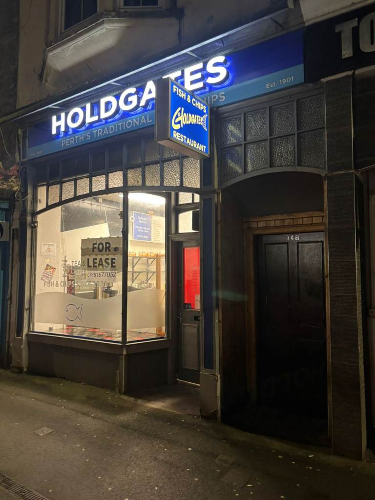 BACK ON THE MARKET AVAILABLE NOW- Fully Equipped Hot Food Shop Unit Rent- Holdgates Fish Bar, Perth