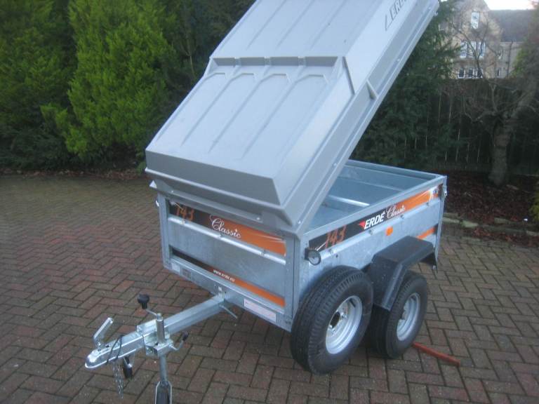 Erde 143 Classic trailer,ABS cover,Jockey wheel,Spare wheel