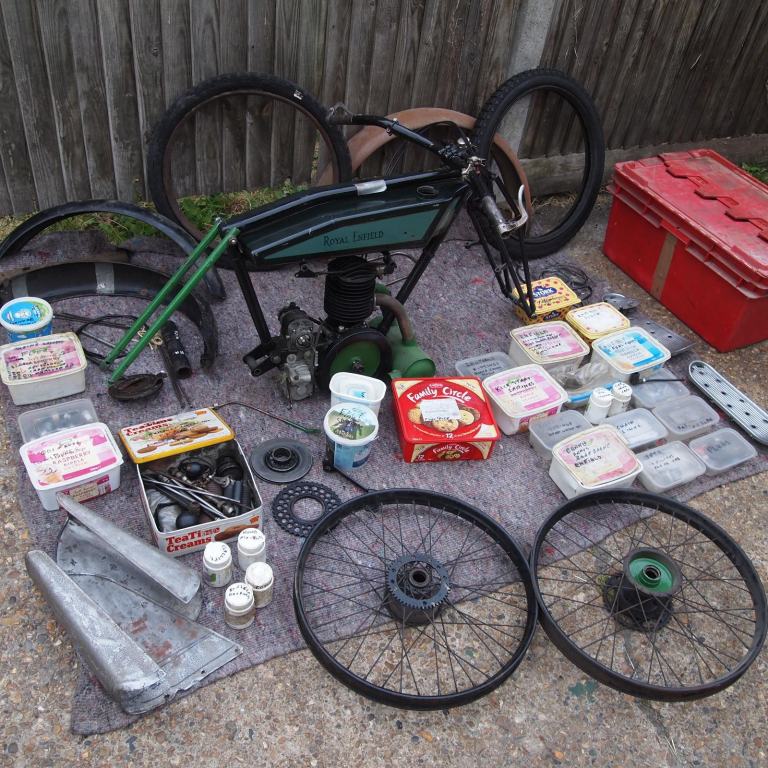 1926 Royal Enfield 201 225cc Vintage Classic Restoration Project Flat Tanker