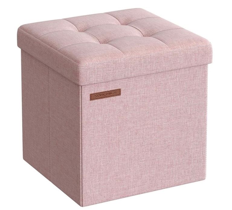 Storage Ottoman jelly pink 