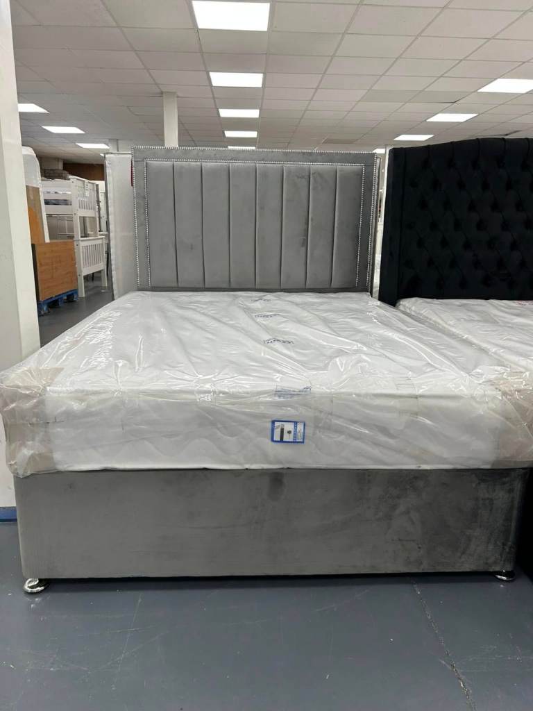 🛏️ 4FT6 Divan Bed + Foam Mattress & Storage Draws Optional📞 25% OFF – Best Price Deal