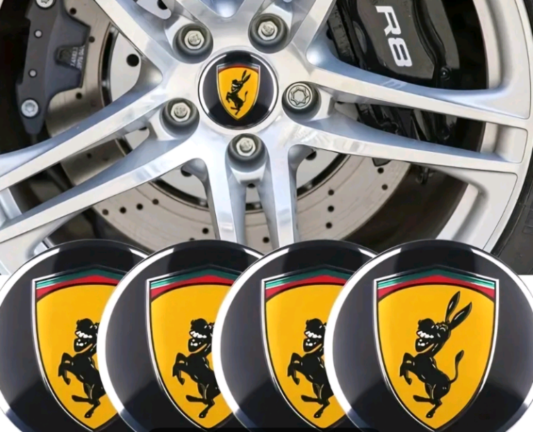 'Bad Ass'  Hub cap stickers ( x4 )  £2