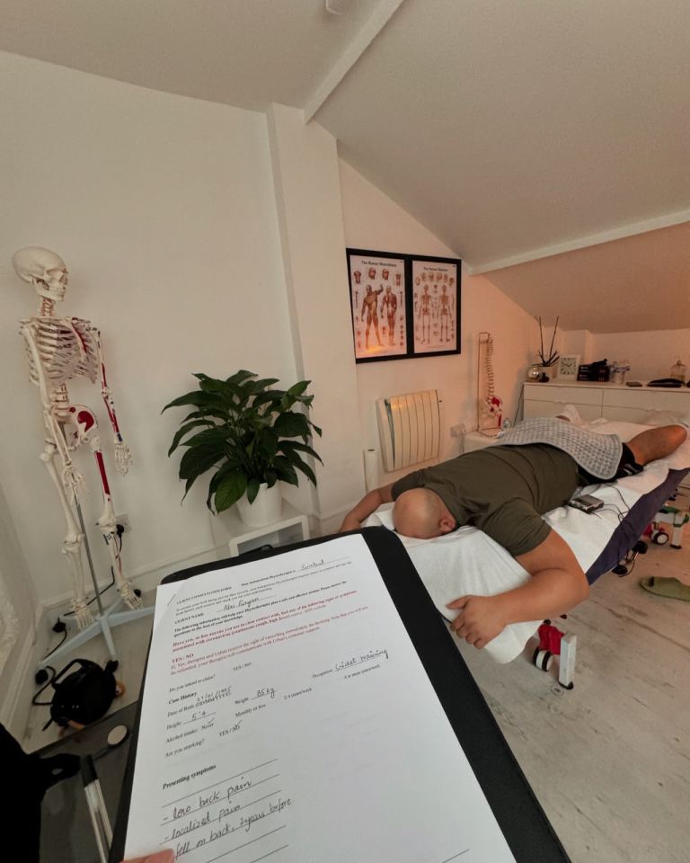Physiotherapy consultation and treatment 