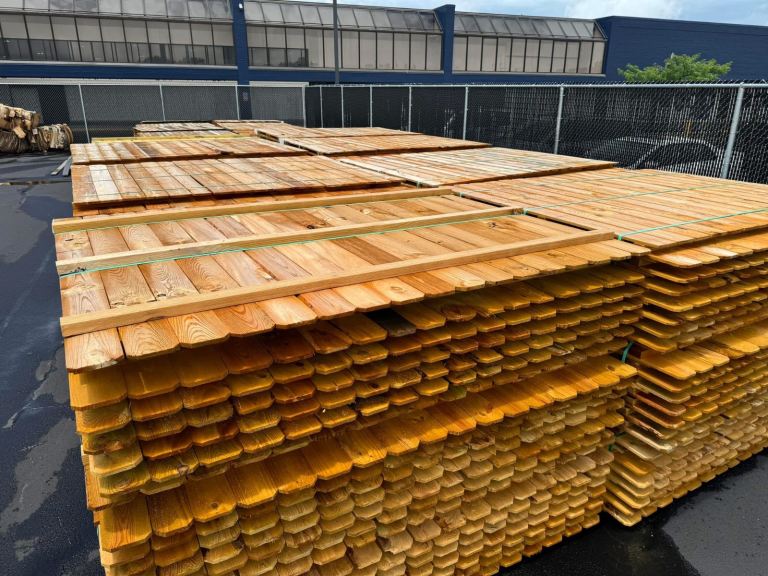 Dog eared fence panels (solid type )