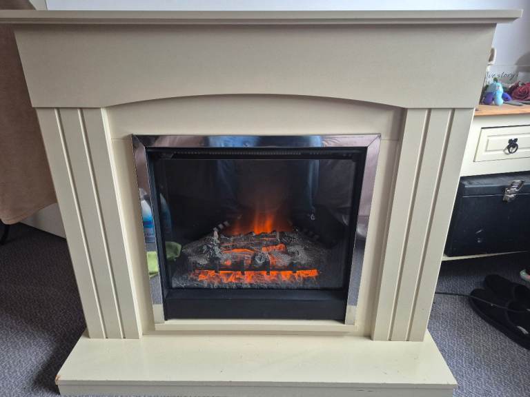Electric fire and surround